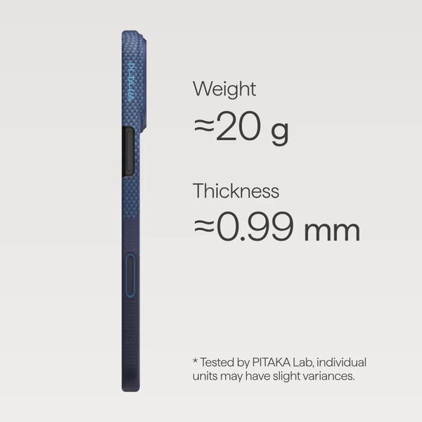 Pitaka Coque Ultra Slim Apple iPhone 17 Pro - Over the Horizon