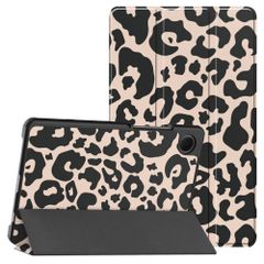 imoshion Coque tablette Design Trifold Samsung Galaxy Tab A11 / A9 8.7 pouces - Leopard