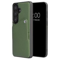 Selencia Coque Riva avec porte-cartes Samsung Galaxy S26 Plus - Sage Green