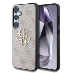 Guess Coque 4G Metal Logo Backcover Samsung Galaxy S25 Plus - Rose