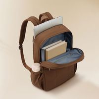 Selencia Sac à dos ordinateur portables Vaya Puffy 16 pouces - Mocha Brown