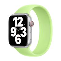 Apple Bracelet Boucle unique en Silicone Apple Watch | 38/40/41/42 mm - Taille 2 - Sprout Green