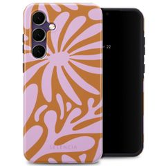 Selencia Coque arrière Vivid Samsung Galaxy S24 FE - Modern Bloom Pink