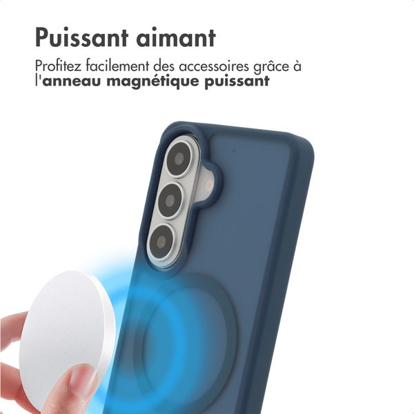 imoshion Coque Color Guard avec MagSafe Samsung Galaxy S26 - Bleu foncé