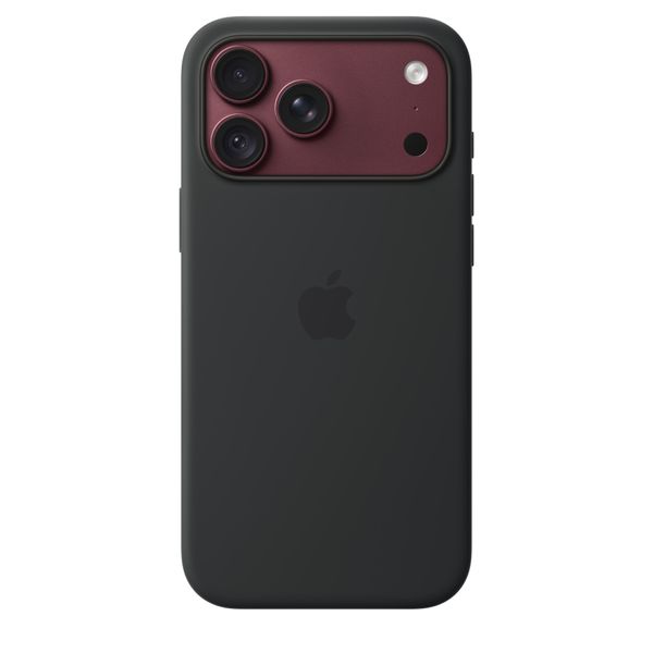 Apple Coque en silicone avec MagSafe Apple iPhone 18 Pro Max - Black