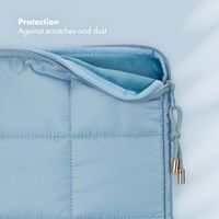 Selencia Pochette ordinateur Puffy 13-14 pouces - Slate Blue