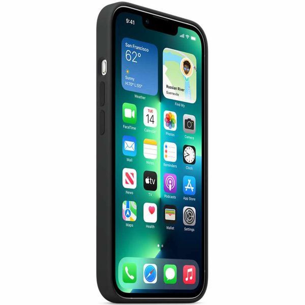 Apple Coque en silicone MagSafe Apple iPhone 13 Pro Max - Midnight