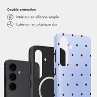 Selencia Coque arrière Vivid avec MagSafe Samsung Galaxy S24 - Happy Dots Digital Sky