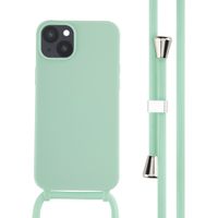 imoshion Coque en silicone avec cordon Apple iPhone 14 Plus - Vert menthe