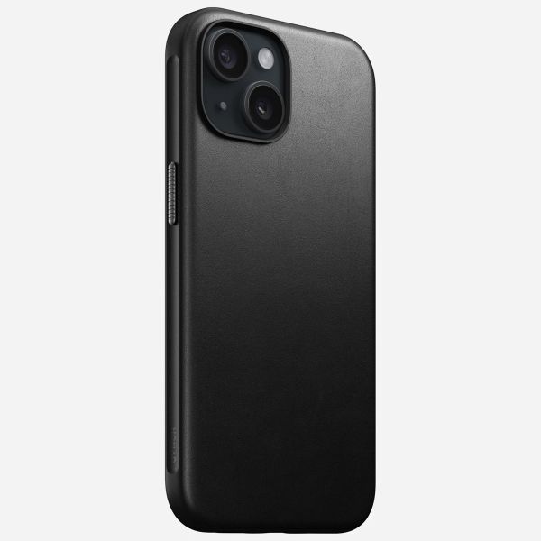 Nomad Coque Modern Leather avec MagSafe Apple iPhone 15 - Noir