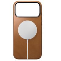 Nomad Coque arrière Traditional Leather avec MagSafe Apple iPhone 18 Pro Max - English Tan