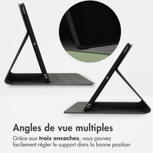 Accezz Coque tablette Classic Apple iPad 9 (2021) 10.2 pouces / iPad 8 (2020) 10.2 pouces / iPad 7 (2019) 10.2 pouces - Vert