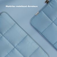 Selencia Pochette ordinateur Puffy 13-14 pouces - Slate Blue