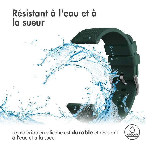 imoshion Bracelet en silicone Samsung Galaxy Watch 7 40/44 mm - Bleu pétrole