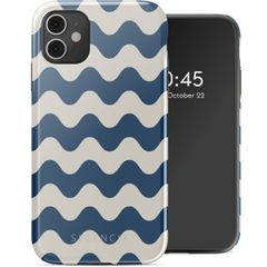 Selencia Coque arrière Vivid Apple iPhone 11 - Wave Vibes Classic Blue