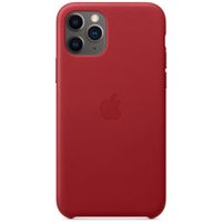 Apple 3 Pack Coque Leather Apple iPhone 11 Pro - Red + Midnight Blue + Black