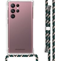 imoshion Coque arrière transparente avec cordon Samsung Galaxy S22 Ultra - Green Multi Color