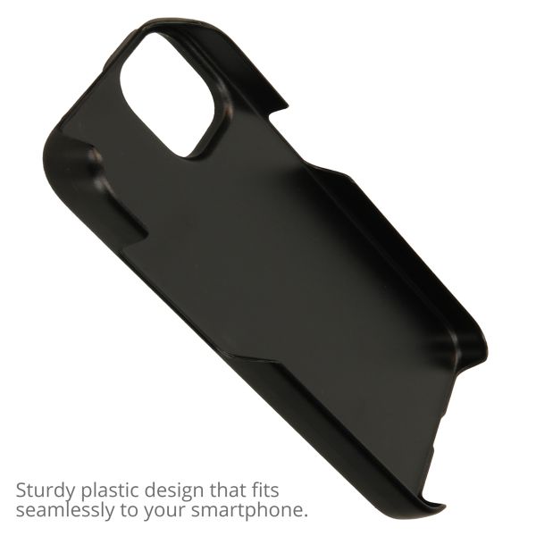 Concevez votre propre coque rigide Apple iPhone 15 - Noir