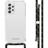 imoshion Coque arrière transparente avec cordon Samsung Galaxy A23 (5G) - Noir & Doré