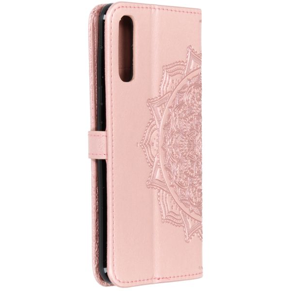 Etui de télephone portefeuille Mandala Samsung Galaxy A50 / A30s - Rose clair