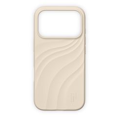 iDeal of Sweden Coque Soft Swirl Silicone MagSafe Apple iPhone 17 Pro - Cloud Dancer