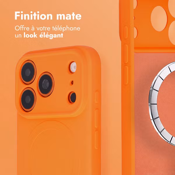 imoshion Coque Couleur avec MagSafe Apple iPhone 18 Pro Max / 17 Pro Max - Orange