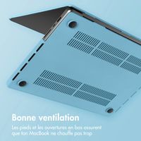 imoshion Coque rigide Apple MacBook Air 13 pouces (2018-2020) - Soft Blue