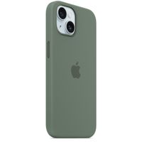 Apple Coque en silicone MagSafe Apple iPhone 15 - Cypress
