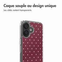 imoshion Coque Design Apple iPhone 17 - Polka Dot Bordeaux
