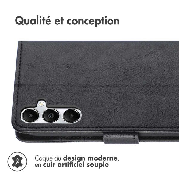 imoshion Étui de télephone portefeuille de luxe Samsung Galaxy A26 - Noir