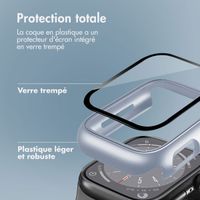 imoshion Coque rigide à couverture complète Apple Watch 7 / 8 / 9 - 41 mm - Argent