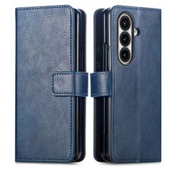 imoshion Étui de télephone portefeuille de luxe Samsung Galaxy Fold 7 - Bleu foncé