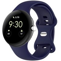 imoshion Bracelet en silicone⁺ Google Pixel Watch / Watch 2 / Watch 3 / Watch 4 (41 mm) - Taille S - Bleu foncé
