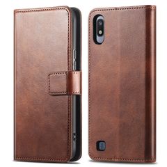 imoshion Étui de télephone portefeuille de luxe Samsung Galaxy A10 - Marron foncé
