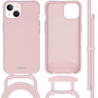 imoshion Coque de couleur avec cordon amovible Apple iPhone 13 - Rose