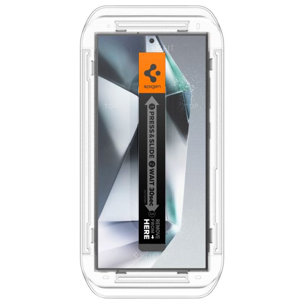 Spigen Protection d'écran en verre trempé GLAStR Privacy Applicator - lot de 2 Samsung Galaxy S24 Ultra