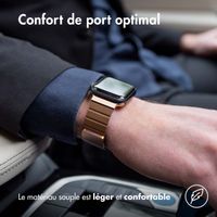 imoshion Bracelet en cuir magnétique Apple Watch | 44/45/46/49 mm - Marron