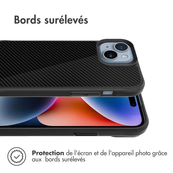 imoshion Rugged Hybrid Carbon Case Apple iPhone 15 - Noir