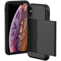 imoshion Coque arrière avec porte-cartes Apple iPhone X / Xs - Noir