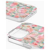 iDeal of Sweden Coque Clear MagSafe Apple iPhone 17e / 16e / 15 / 14 / 13 - Tulip Bloom