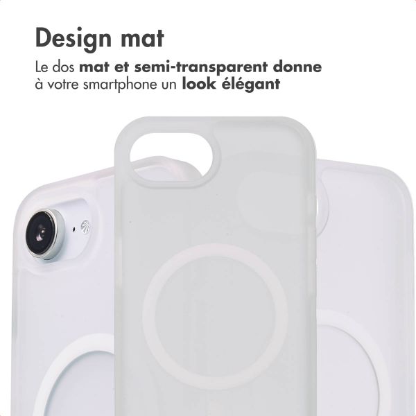 imoshion Coque Color Guard avec MagSafe Apple iPhone 17e / 16e - Blanc
