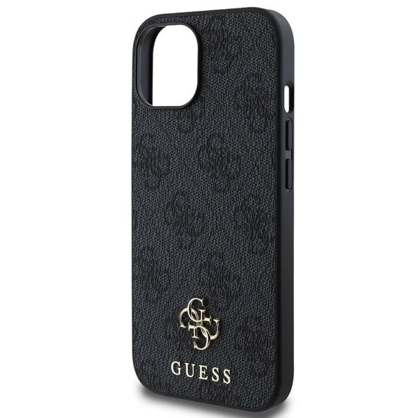 Guess Coque 4G Metal Logo MagSafe Apple iPhone 15 - Noir