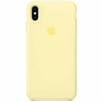 Apple Coque en silicone Apple iPhone X / Xs - Mellow Yellow