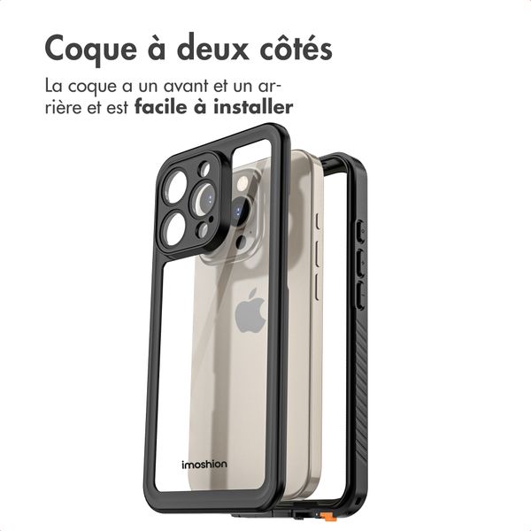 imoshion Étui étanche 360 Apple iPhone 16 Pro Max - Noir
