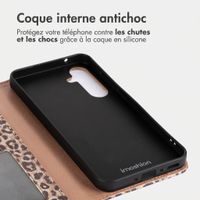 imoshion Étui de télephone portefeuille Design Samsung Galaxy A35 - Leopard Mood
