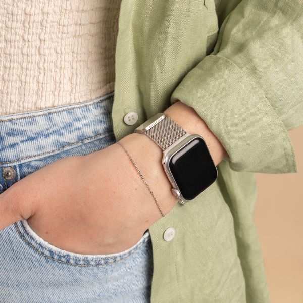 imoshion Bracelet magnétique milanais Apple Watch | 38/40/41/42 mm - Starlight