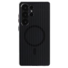 Accezz Coque arrière Lite avec MagSafe | Fluted | Samsung Galaxy S25 Ultra - Glossy Black
