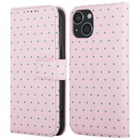 imoshion Étui de télephone portefeuille Design Apple iPhone 15 - Happy Dots