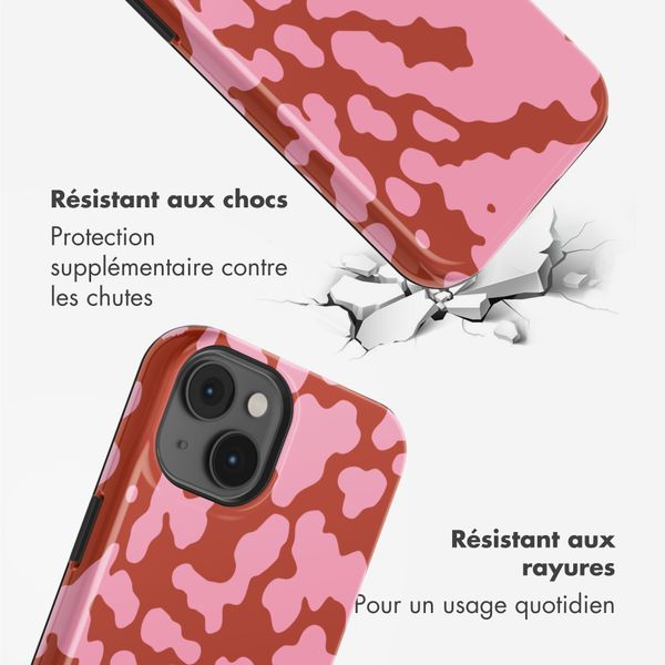Selencia Coque arrière Vivid avec MagSafe Apple iPhone 14 - Moo’d Blush Pink