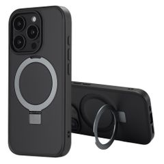 Accezz Coque Ring Stand avec MagSafe Apple iPhone 16 Pro Max - Noir
